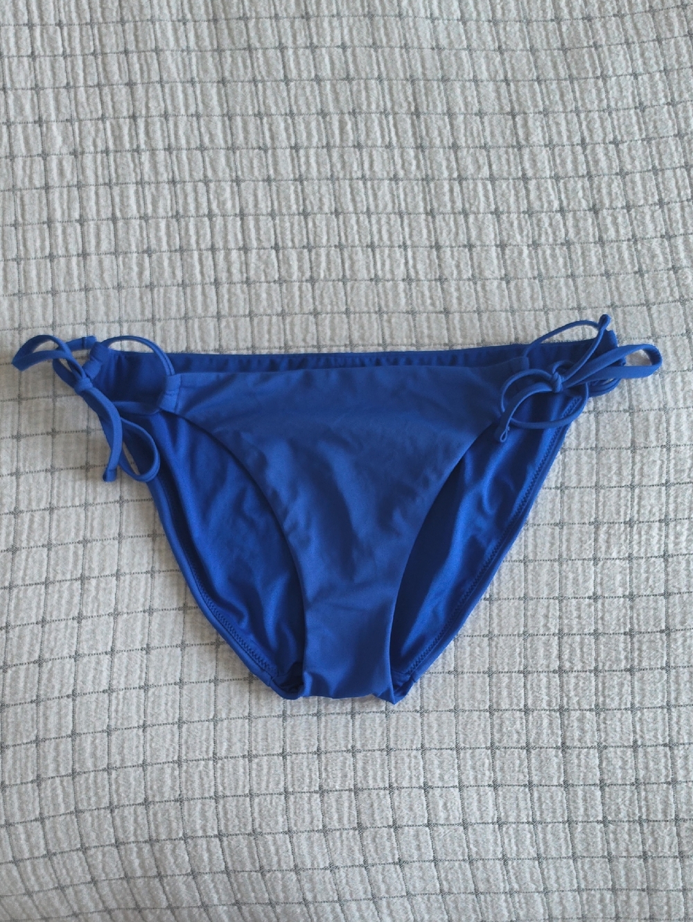 Victoria's Secret Royal Blue Tie-Side Bikini Bottoms